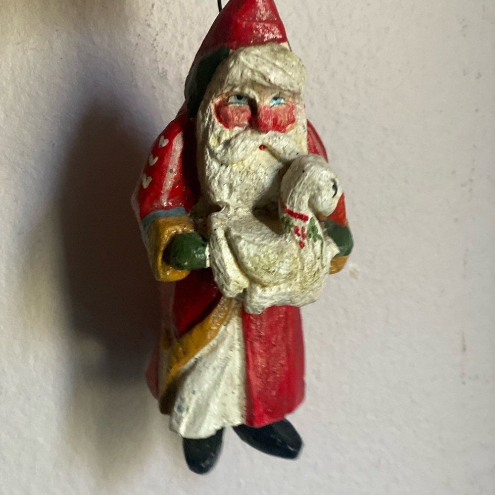 House of Hatten Santa vintage collectible ornament